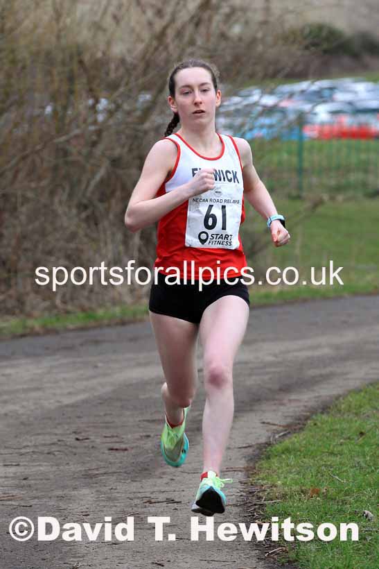 Senior Women and Veteran Women (Over 35s) and Vetreran Men (Over 50s), 2023 NECAA Royal Signals Relays, Hetton le Hole, County Durham. Photo: David T. Hewitson/Sports for All Pics